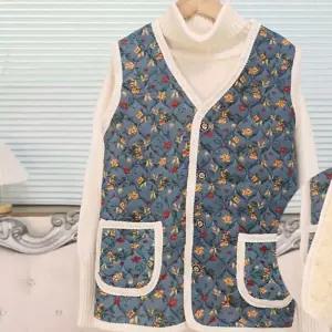 ONM 양털 할머니 어머니 김장 조끼 방한 겨울