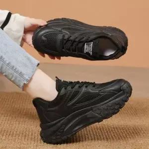 [오노마] ONM 여성 2컬러 베이직 통굽 운동화 키높이 어글리슈즈