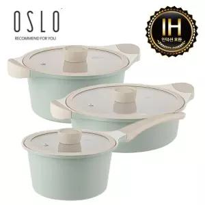 오슬로(OSLO) 마린 세라믹인덕션냄비 3종(A)SET(18+20+24전)