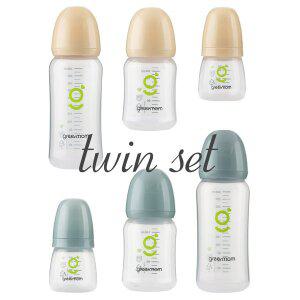 [그린맘][슬림형트윈팩] 그린맘 베이직 PP 슬림형 젖병