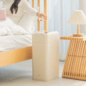 보아르 컴플릿D 20L 자동 쓰레기통 기저귀 스마트 센서 양문형 냄새 차단 종량제 스텐 밀폐 원터치 화장실 주방 미니 가정용 휴지통