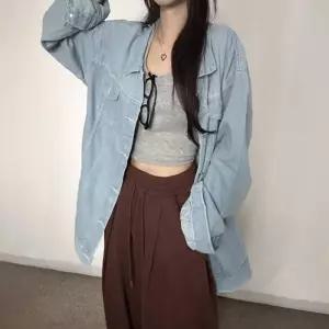 ONM 여성 2컬러 여유핏 봄 가을 간절기 데님자켓 데님셔츠