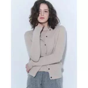 [UNIT][캐시미어 100%] 캐시미어 베이직 가디건 (ZFKKCA102C-L/BEIGE)