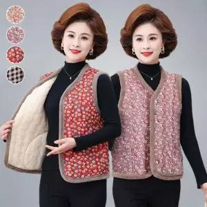 ONM 할머니 김장조끼 엄마 중년여성 방한 융털 누빔조끼