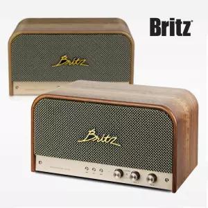 브리츠 BZ-JB6800 레트로 무선 블루투스 스피커 USB재생 30W 고음질 인테리어 캠핑 스피커