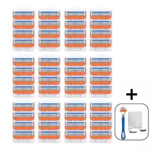 나폴리가든 질레트 호환 면도날 48개 (5중날 4개입 x 12카트리지) 퓨전 프로글라이드 스킨텍 호환용