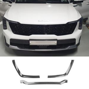 더뉴 쏘렌토MQ4 페이스리프트 튜닝 그릴 하단 몰딩/유광블랙3P