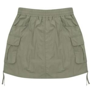 SFIT 에스핏 HC29 와샤 카고 스커트 주니어 옆선 스트링 와샤원단 카고 스커트 카키 S