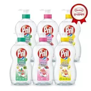 [헨켈][비밀] 헨켈 주방세제 프릴 베이킹소다/맑은식초 700ml(용기) x 6개