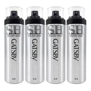 갸스비 셋앤킵 263ml 4개 남자 헤어스프레이 gatsby 강력고정