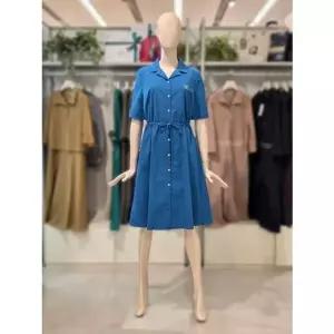 [갤러리아] 크로커다일레이디 스트링 셔츠 카라 원피스 CLEMOP105