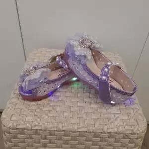 TALENTKIDS HC24 왕관리본LED오픈퍼플샌들  TSY31NWS02