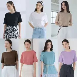 여름린넨반팔티셔츠7종세트