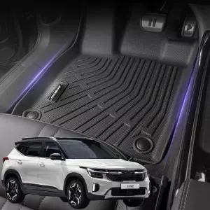 기아 더 뉴 셀토스 리얼핏 카매트 논슬립 방수 TPE 실내매트