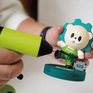 무선 충전식 글루건 PT844 DIY 수리 작업 자동전원 차단 글루스틱 포함