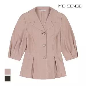 [미센스] 쓰리버튼 반팔 카라 블라우스_MB48BLM102A