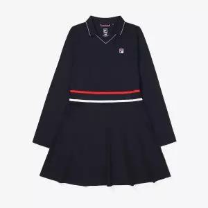 [휠라](대구신세계)[FILA] 피케 스판 카라 원피스 (FS2OPF3351F_INA)