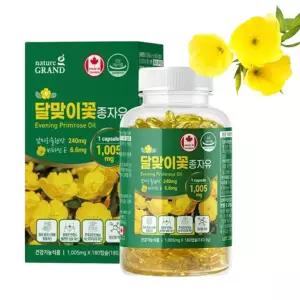 달맞이꽃종자유 월경전불편 감마리놀렌산 비타민E 면역과민반응 혈액순환 토코페놀 180캡슐