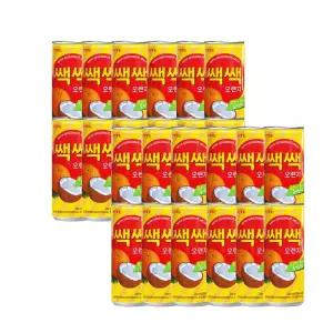 롯데칠성 쌕쌕 오렌지 240ml 24개입/캔음료/무배