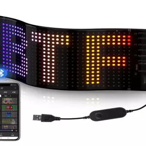 차량용 RGB 패널 LED 방수 플랙시블 싸이키 네온 자동차