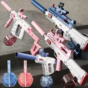 m416 글록 전동 고압 장거리 기관총 물총 고급워터건