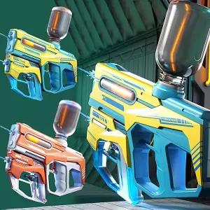 쌍 권총 글록 페트병 전동 장거리 연사 물총 워터건