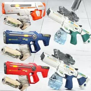 m416 초강력 글록 페트병 자동 고압 물총 led 워터건