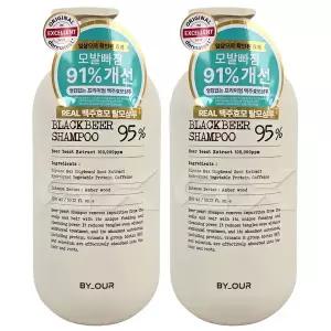 [바이아우어] 맥주효모 블랙 비어 이스트 샴푸 1.5L 2개 gx