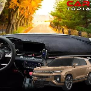 액티언 2세대 벨벳 대쉬보드 커버 자동차 차량용 논슬립 대시보드 덮개