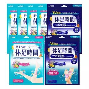 휴족시간 쿨링시트30매 + 지압쿨링시트8매 일본 발바닥 파스 종아리 다리에 붙이는 수액 패치 발지압 자극