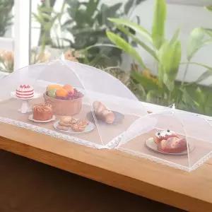 빅사이즈 투인원 밥상보 건조망 제사상 음식커버 푸드덮개 벌레