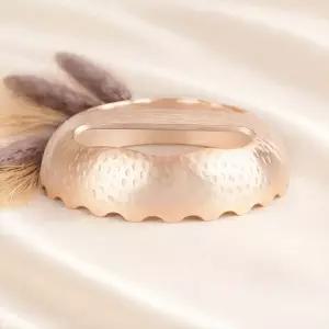 놋결 방짜유기 놋그릇 양손 괄사 마사지기 미용 휴대용 사우나 목욕탕+포장박스