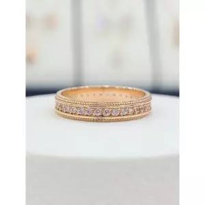 14k 심플 큐 포인트 가드링 레이어드 반지 GG12DM0297-SR