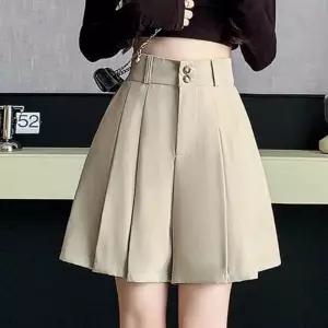 ONM 플리츠 치마바지 하이웨스트 스커트팬츠 A라인 반