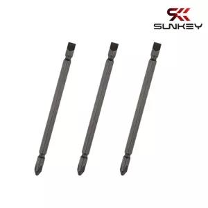 임팩 십자 양면 +PH2x-FL6 110mm 드라이버비트 3pcs 일자드릴비트