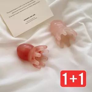 [2개 세트] EMBY 문어 괄사 두피 마사지기 머리 지압기