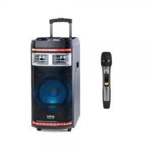 버스킹 이동식 앰프 스피커 충전식 본체 + UHF 핸드 마이크 1개 CR400PSA