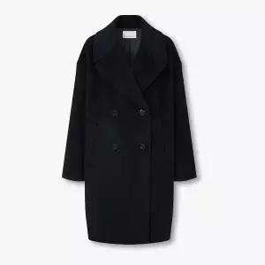 [롯데백화점]보브 캐시미어 블렌드 더블 미디 코트 (7155416002)