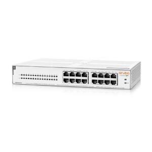HPE ARUBA 1430-16G R8R48A 스위칭허브 1G 16포트 PoE 124W 주식회사와이파이