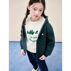 보아 안감 후드 집업  그린 (BI5Y41U01M)