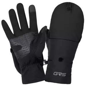 GRS 핑거쉴드 2in1 방한 장갑 벙어리 손가락 이중 보온 기능성 겨울 러닝 축구 등산 스마트 터치 장갑