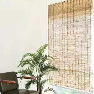 튜링므 인테리어용 창문 대나무발 갈대발 블라인드 2개묶음 60cm