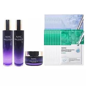 [셀러허브 1]AHC 프라임 엑스퍼트 NEW EX 기초 세트 스킨+로션+크림+마스크팩 20매 (42550855)