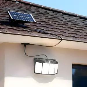 태양광 센서등 태양열 정원등 조명 야외 LED 계단 전등 벽등 전구 마당 576구 분리형