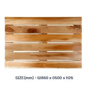 (약86x50cm) 욕실용 원목 발판-대/욕조/발판/욕실/메트/변기/대형/발매트/현관/입구/실내발판/우드스타일