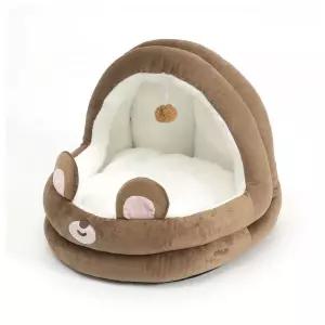 큐티펫 반려동물 동굴하우스(브라운곰)