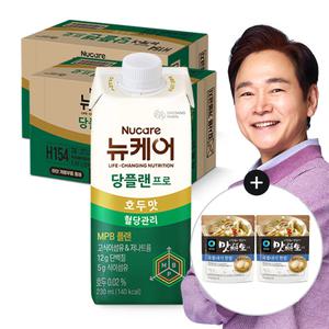 뉴케어 당플랜 프로 호두맛 230ml, 24입,2개 + 증정 (청정원 맛선생 멸치디포리 국물내기 한알 60g (15개입), 2개)