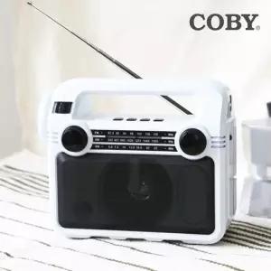 코비 COBY LED 손전등 라디오 블루투스 스피커 FM AM SW USB TF카드 캠핑용 CRF-35B