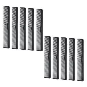 커트빗 기본형 컷트빗 바리깡빗 바버샵 클리퍼 미용실 이발빗 전문가용 콤 실콤 10개