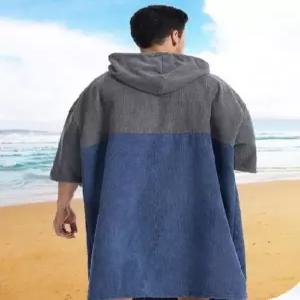 서핑 타올 판초 수영 변경 후드 건조 비치 빠른 로브 극세사